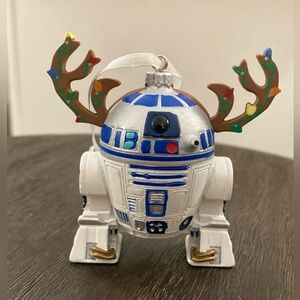 Star Wars R2-D2 Reindeer Resin Christmas Tree Ornament - Rare Holiday Decor